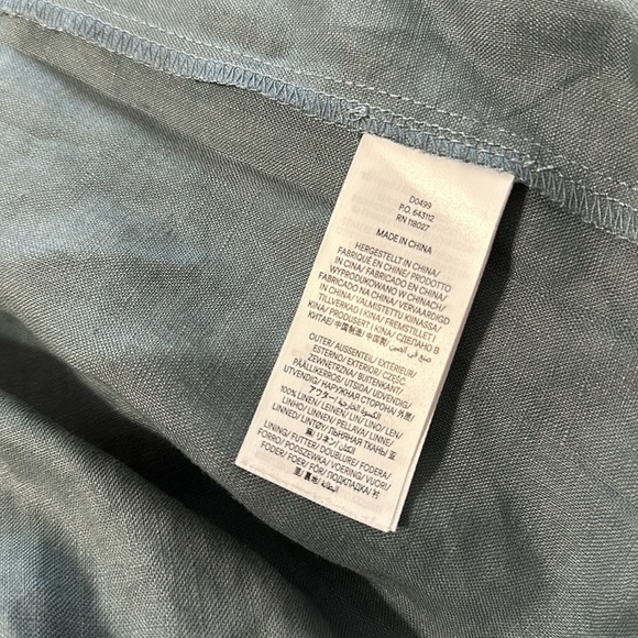 BODEN Linen Sweetheart Neckline Dress - Picture 5 of 6